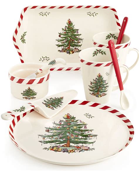 macys christmas plates